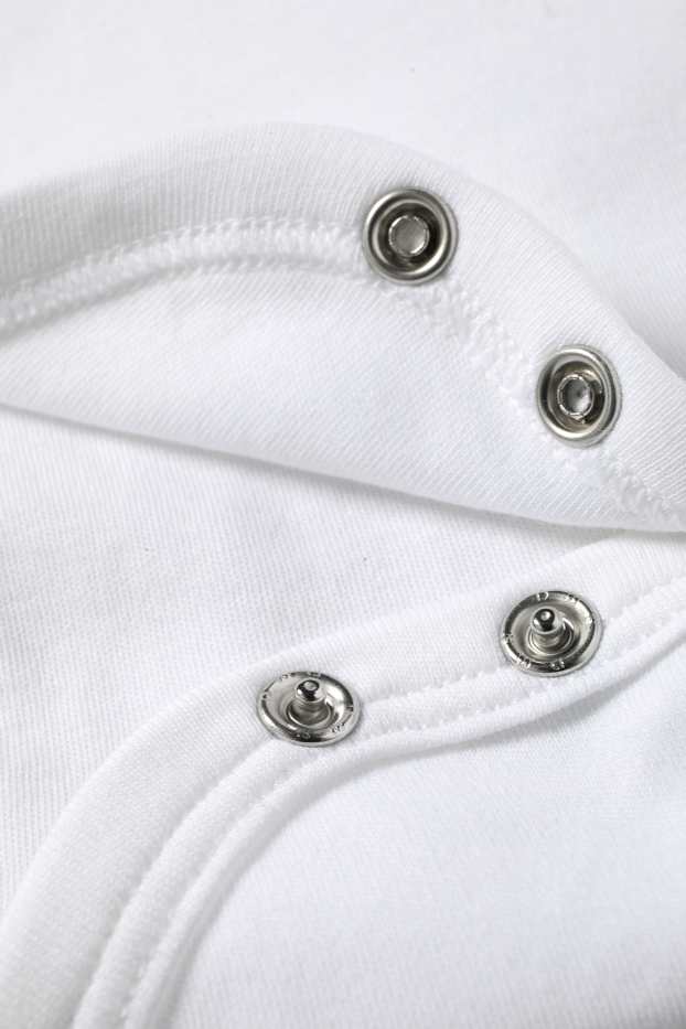 Unisexe - Lot de 10 - bodys bébé - blanc