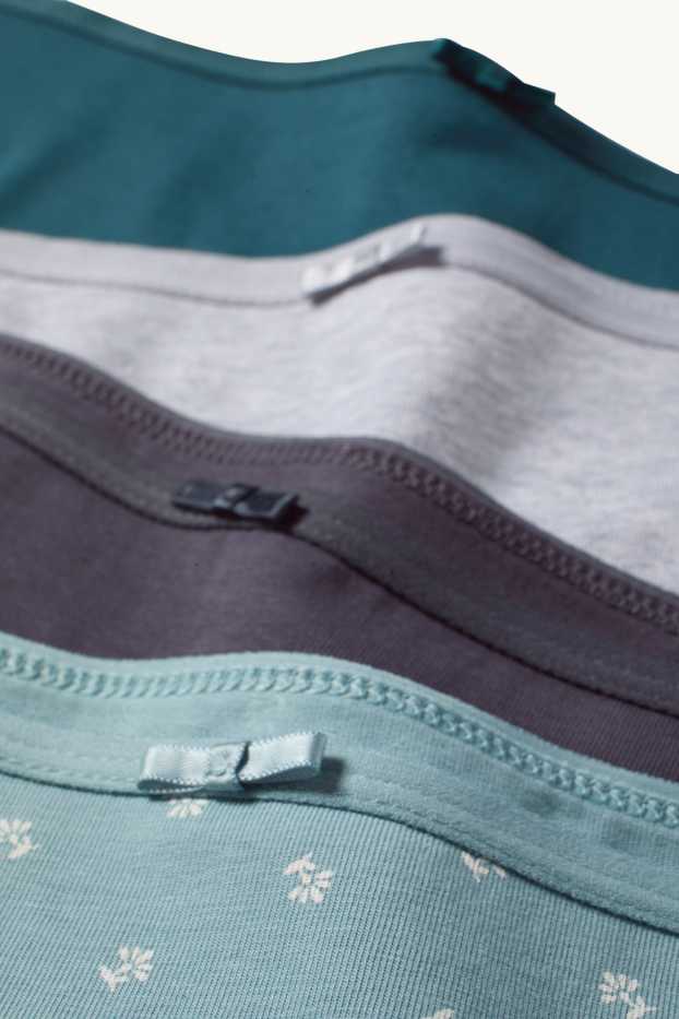 Donna - Confezione da 4 - slip - blu