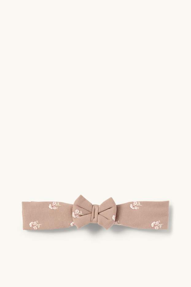 Baby Mädchen - Blümchen - Baby-Outfit - 3 teilig - rosa