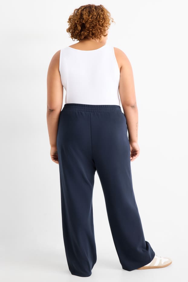 Femei - Pantaloni de trening - albastru închis