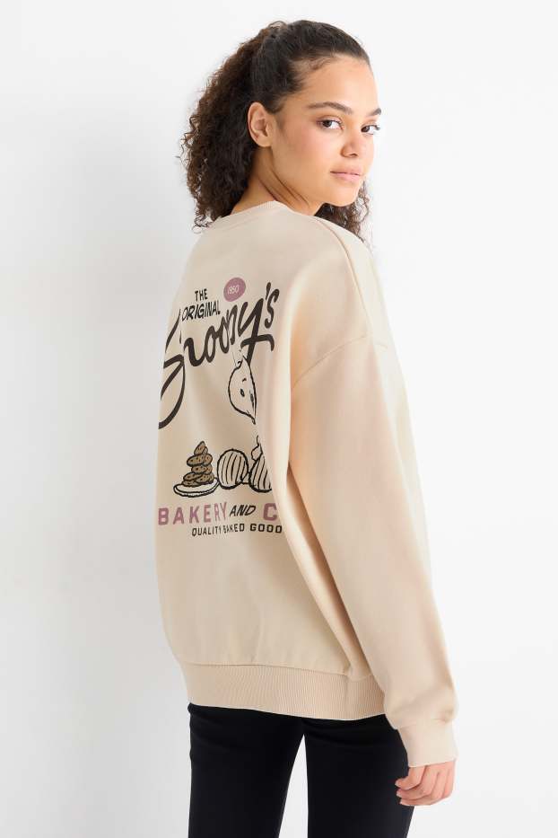 Women - Sweatshirt - Peanuts - light beige