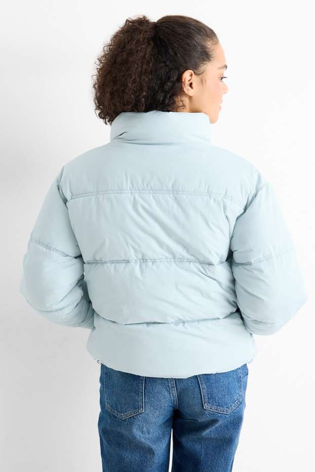 Damen - Steppjacke - helltürkis