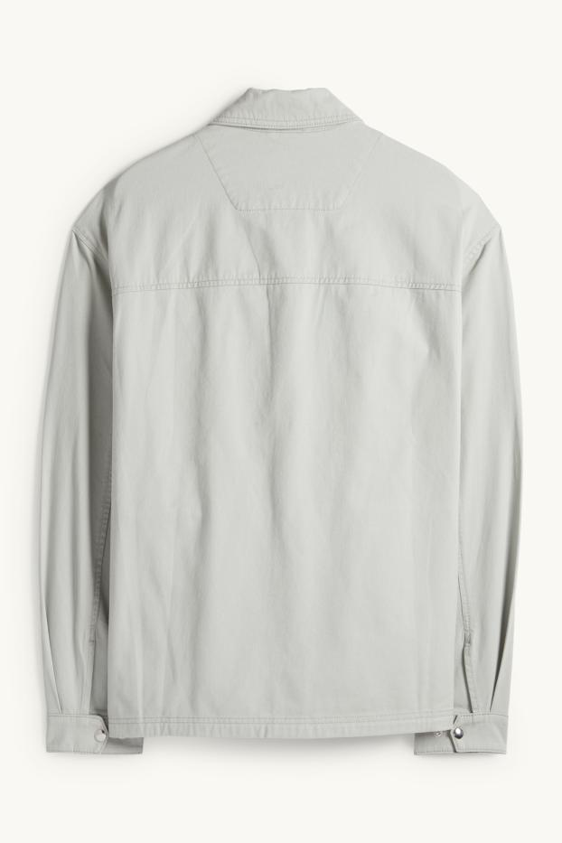 Heren - Jas - lichtgrijs