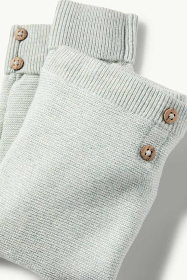 Unisexe - Leggings en maille pour bébé - vert menthe