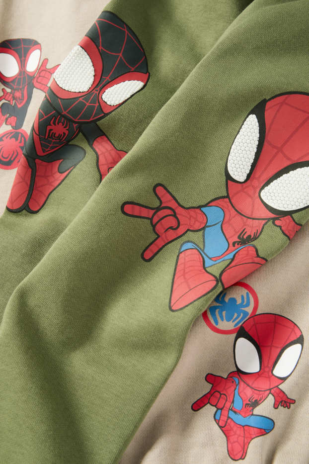 Bambini - Confezione da 2 - Spidey e i suoi fantastici amici - pantaloni sportivi - verde