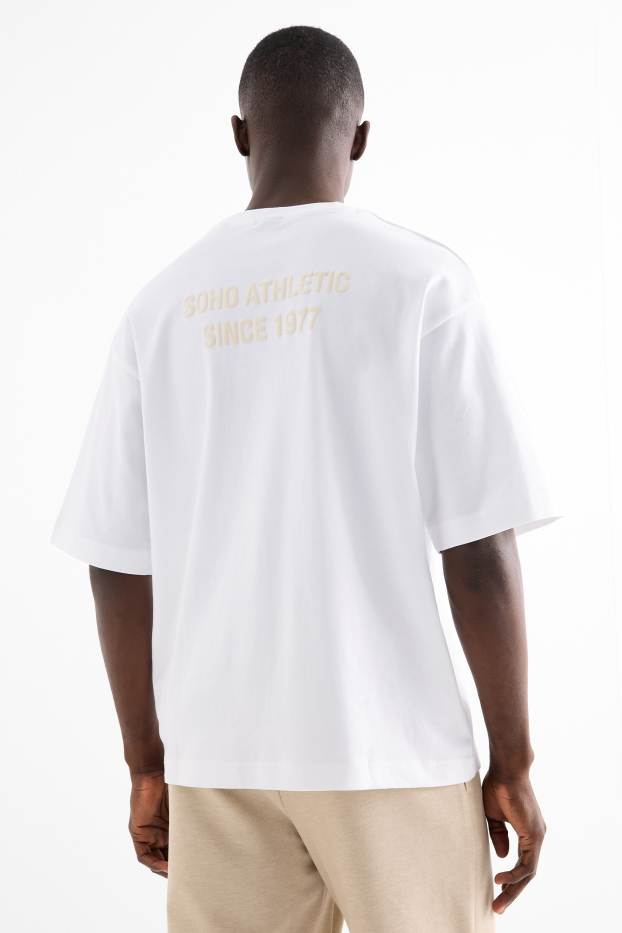 Herren - T-Shirt - Oversized - weiß