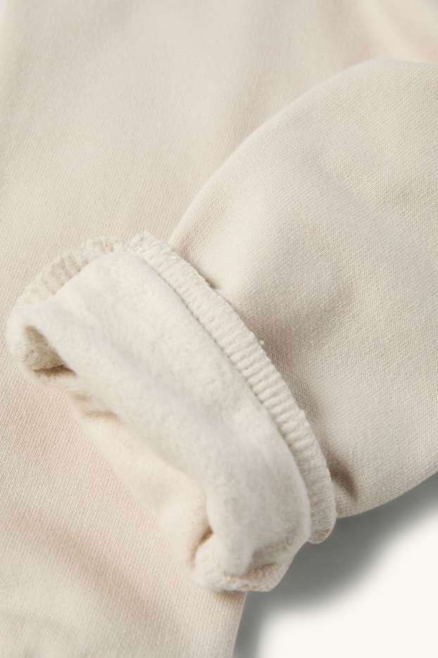 Neonati - Motivo dinosauro - completo per neonati - 3 pezzi - bianco crema