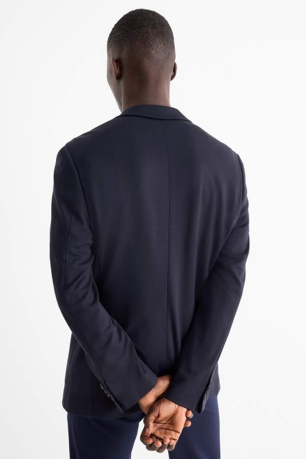 Herren - Baukasten-Sakko - Slim Fit - Stretch - dunkelblau