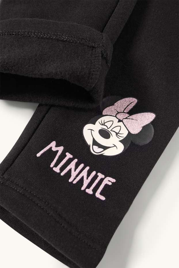 Enfants filles - Minnie Mouse - ensemble - sweat et leggings chauds - 2 pièces - rose