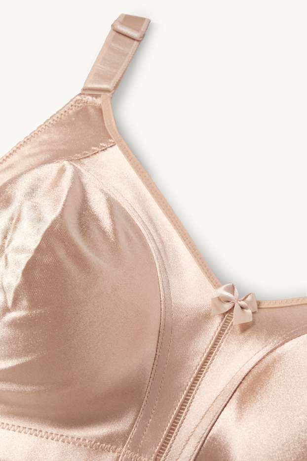 Dona - Sostenidors reductors sense cèrcols - brillants - beix