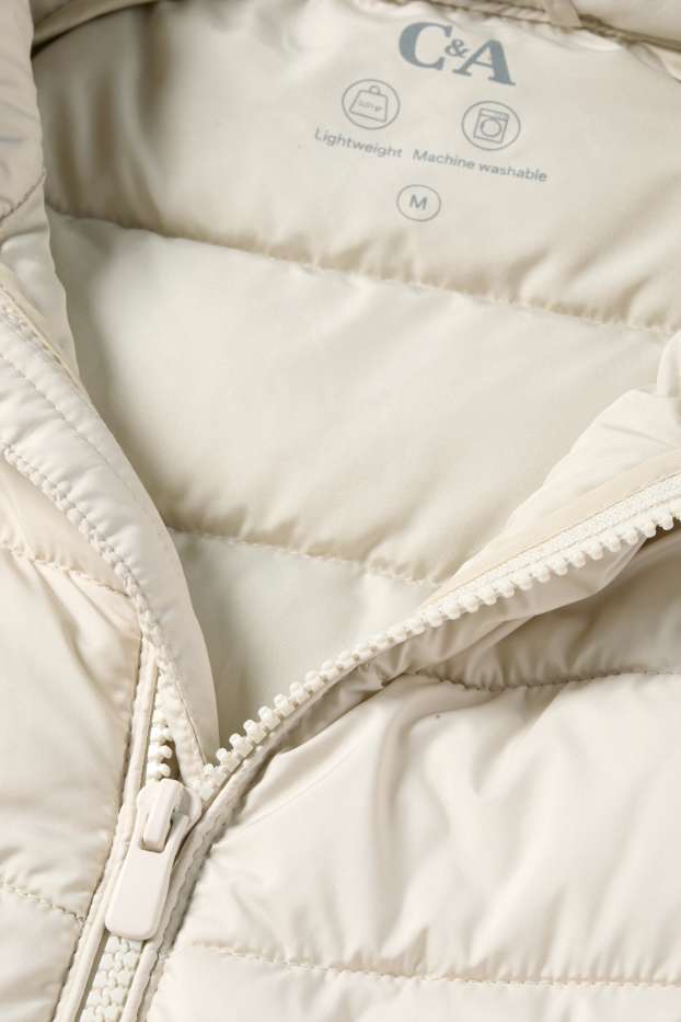 Bărbați - Jachetă matlasată - bej deschis