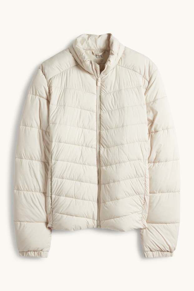 Bărbați - Jachetă matlasată - bej deschis