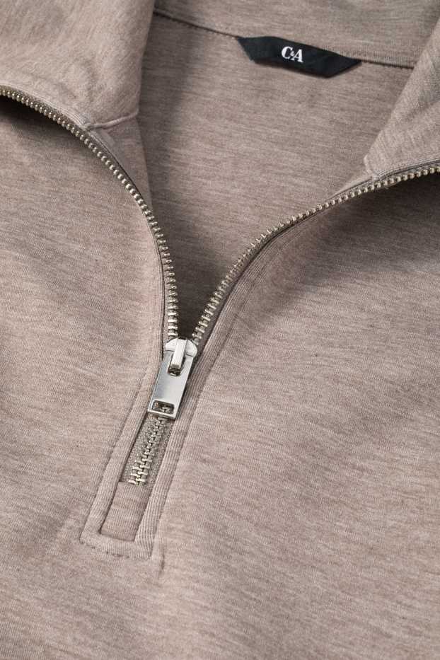 Men - Sweatshirt - taupe