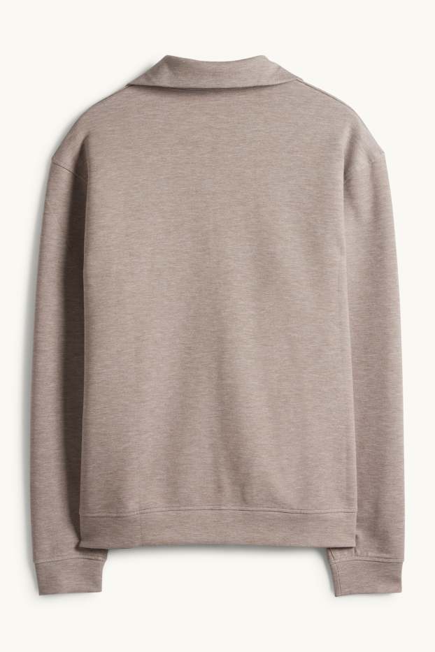 Men - Sweatshirt - taupe