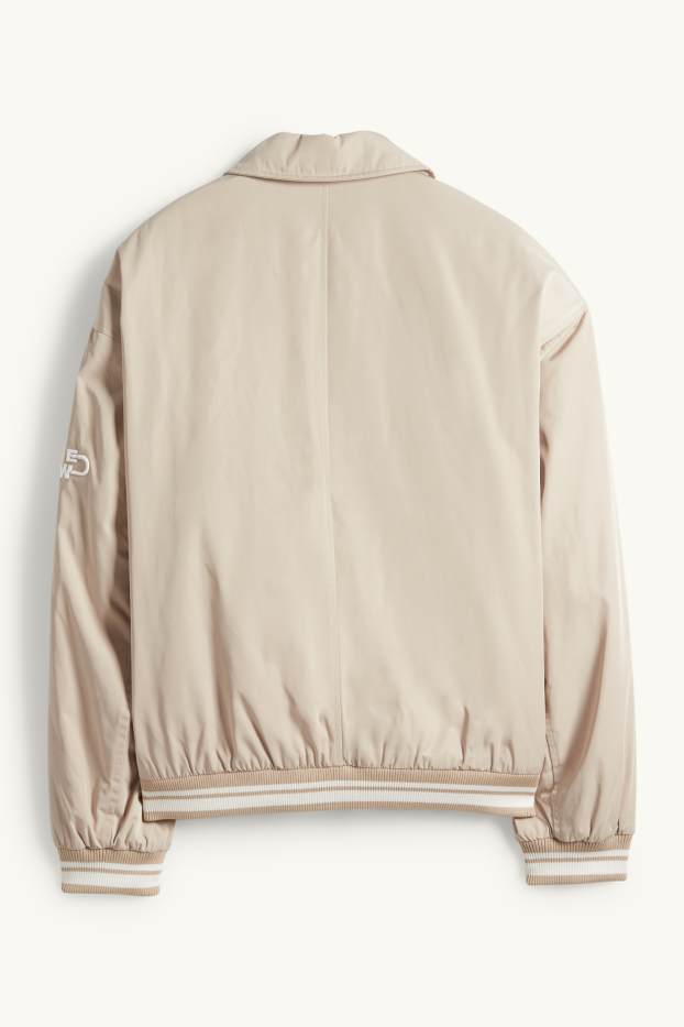 Herren - Jacke - gefüttert - hellbeige