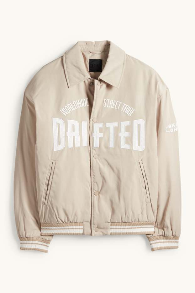 Herren - Jacke - gefüttert - hellbeige