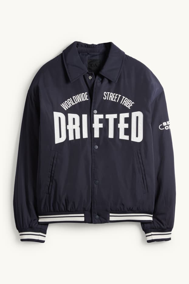 Herren - Jacke - gefüttert - dunkelblau