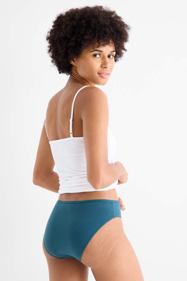 Donna - Confezione da 4 - slip - blu