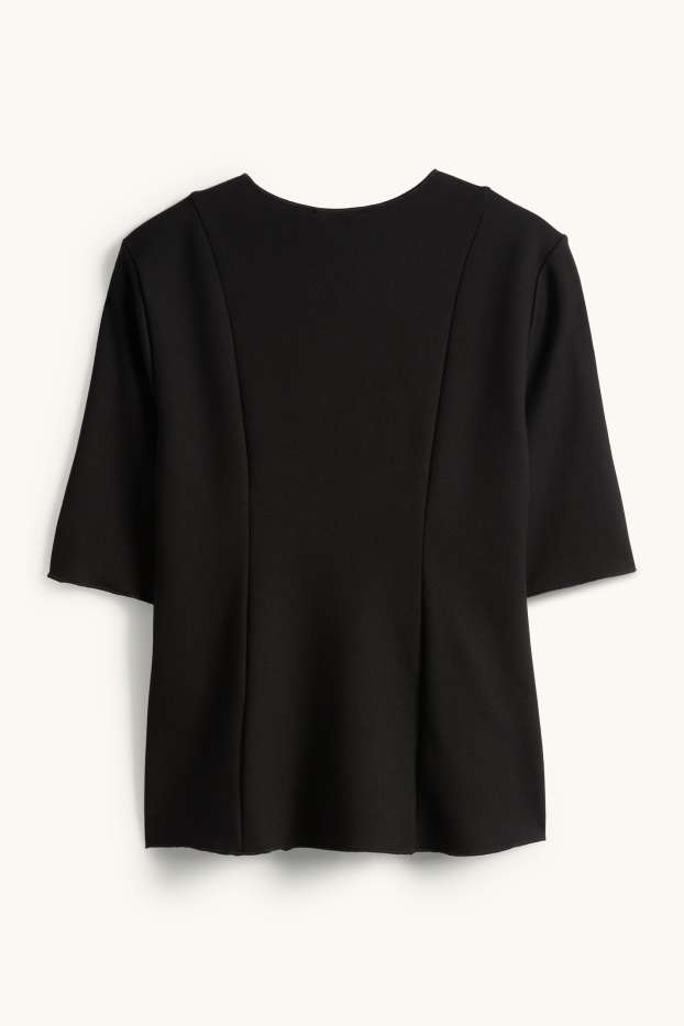 Femei - Tricou - regular fit - negru