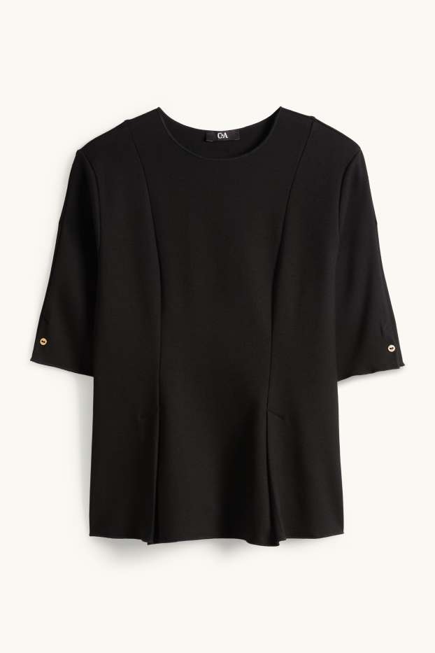 Femei - Tricou - regular fit - negru