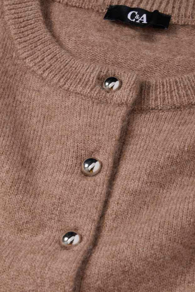 Women - Cardigan - light brown