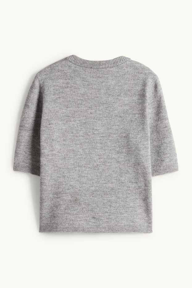 Women - Cardigan - gray-melange