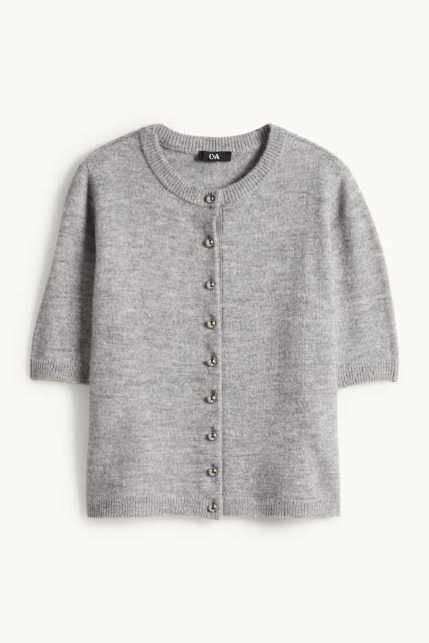 Women - Cardigan - gray-melange