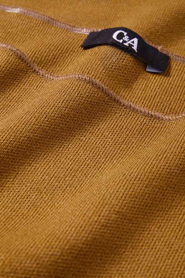 Femmes - Haut à manches longues - regular fit - jaune moutarde