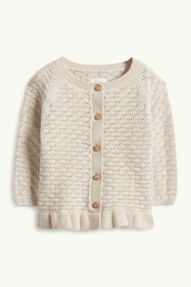 Bébés filles - Ours en peluche - tenue bébé - 3 pièces - beige clair