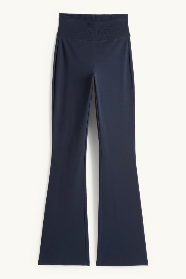 Dames - Flared legging - donkerblauw