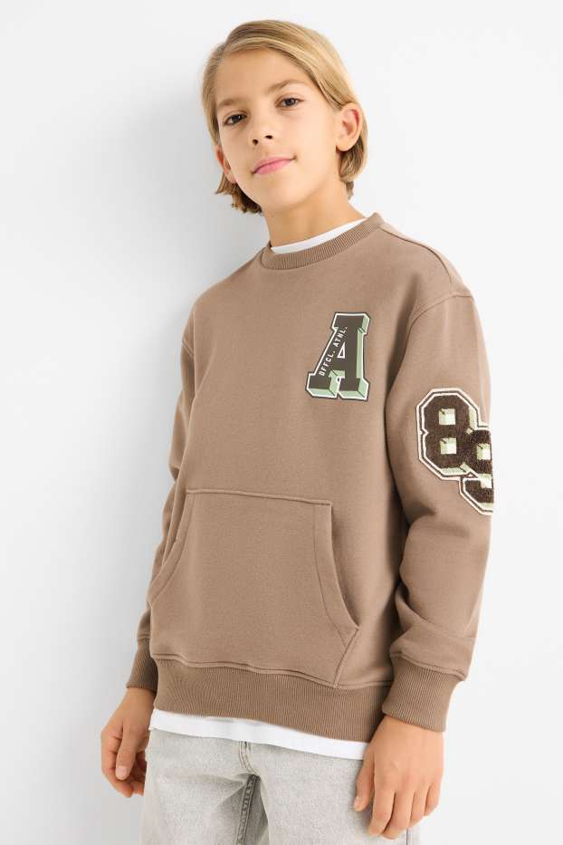 Children Boys - Sweatshirt - light brown