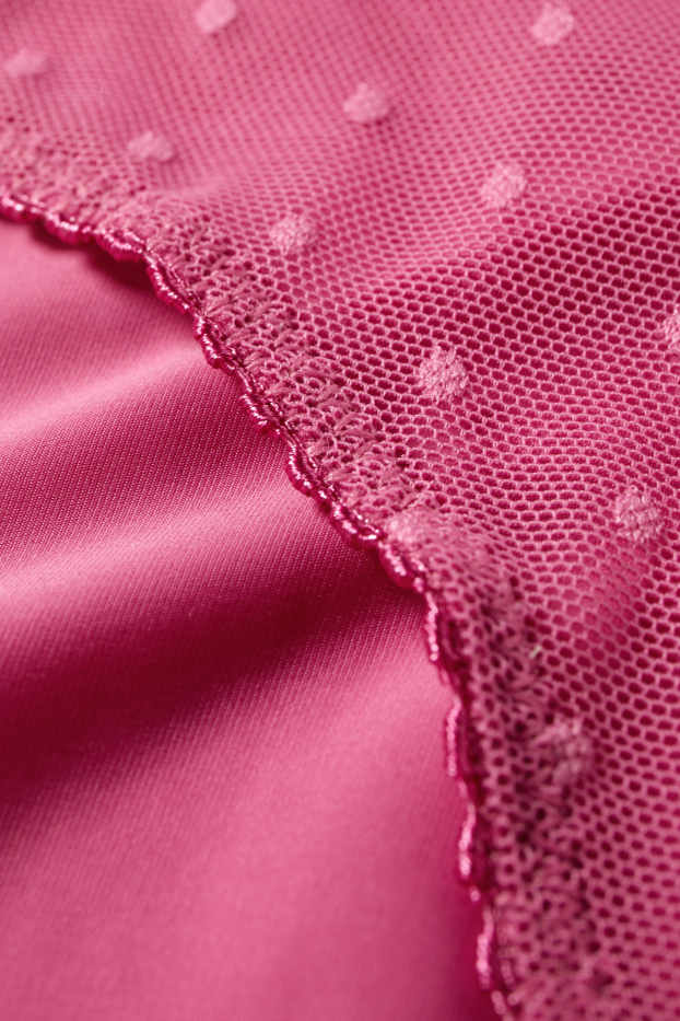 Femmes - Culotte - à pois - rose