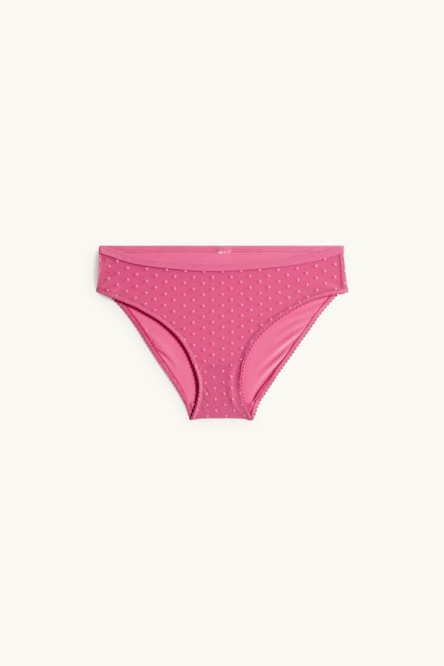 Femmes - Culotte - à pois - rose