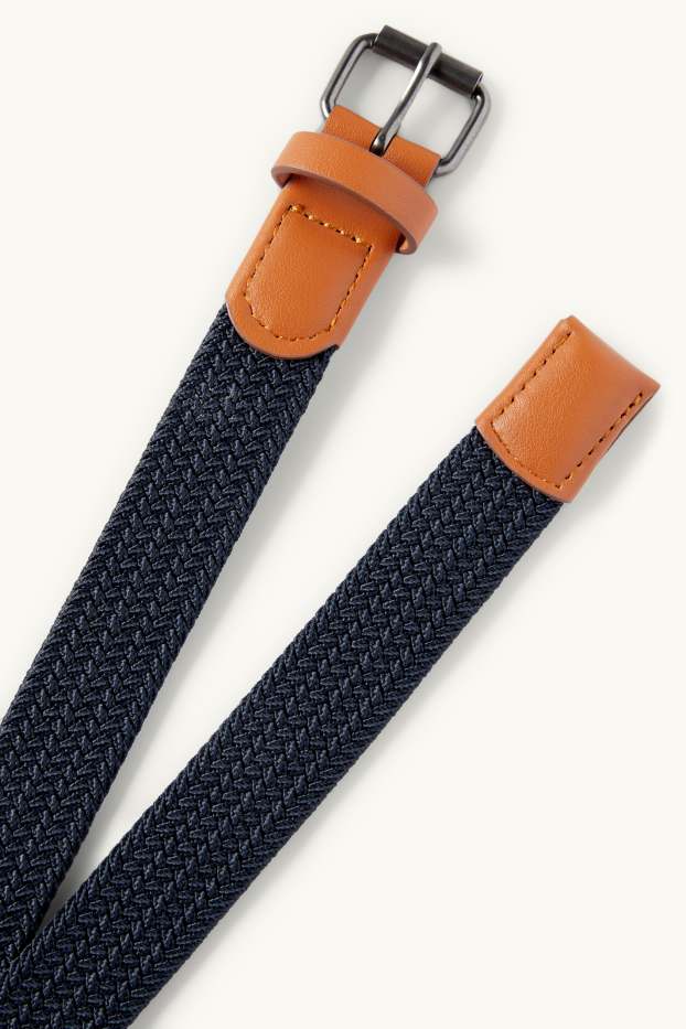 Kinder Buben - Gürtel - dunkelblau