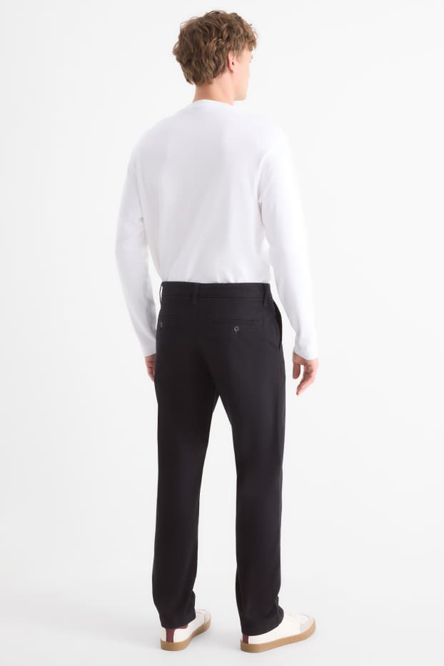 Herren - Chino - Regular Fit - schwarz