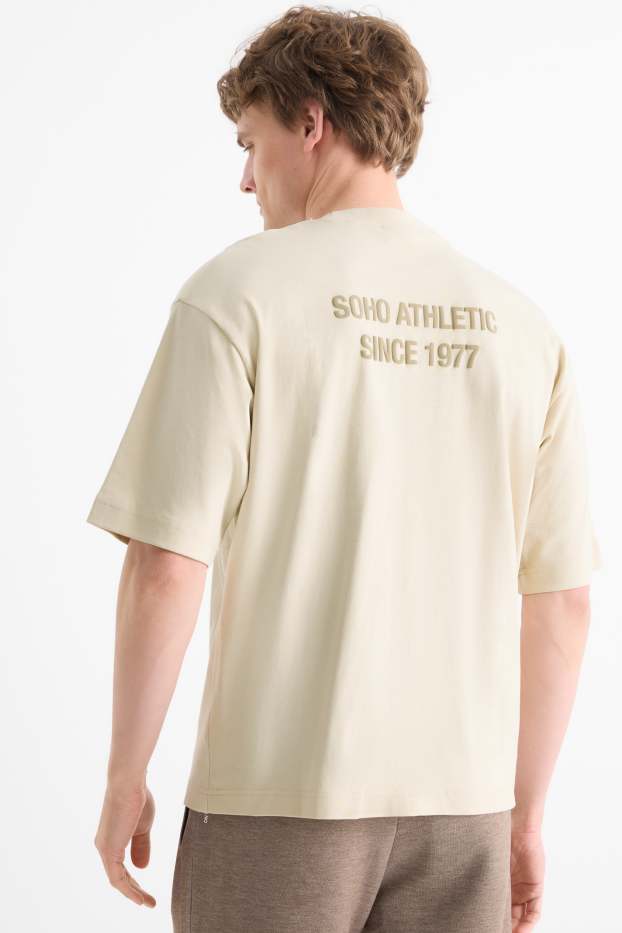 Herren - T-Shirt - Oversized - hellbeige