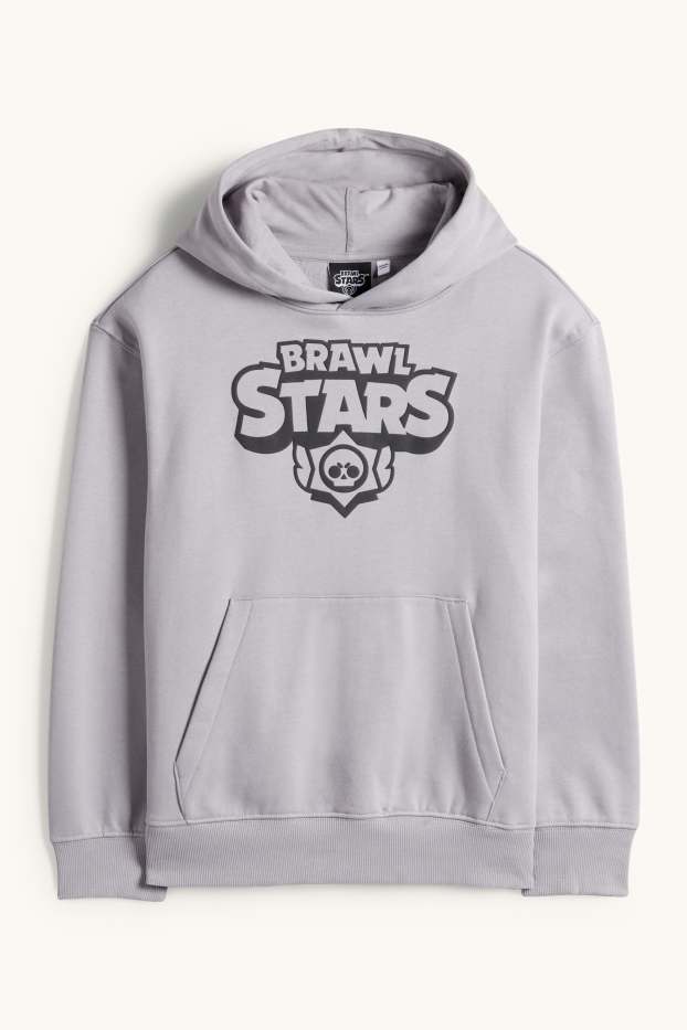 Children Boys - Brawl Stars - hoodie - gray