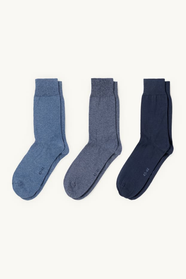 Men - Multipack of 3 - socks - dark blue