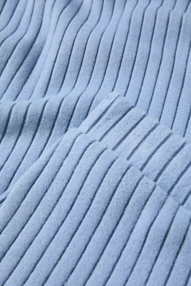 Kinder Mädchen - Set - Hoodie und Jogginghose - gerippt - 2 teilig - blau