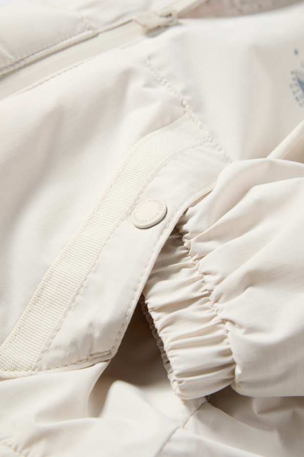 Baby Boys - Baby jacket with hood - lined - water-repellent - cremewhite