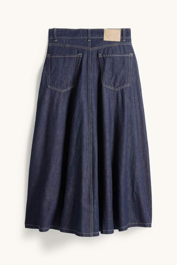 Dona - Faldilla texana - texà blau fosc