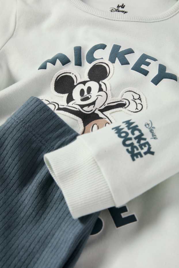 Nadó nen - Mickey Mouse - pijama per a nadó - 2 peces - verd menta