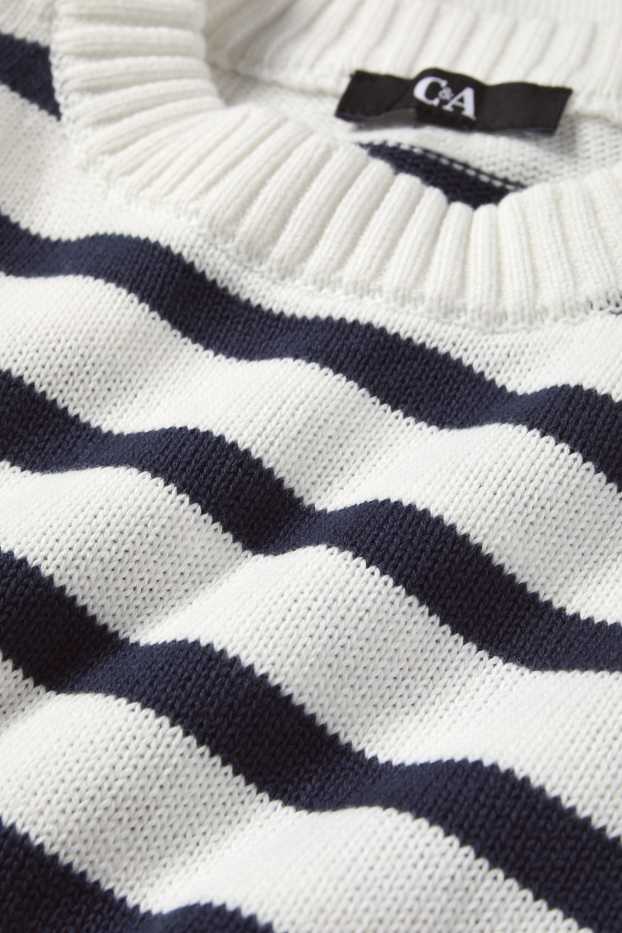 Dona - Jersei - de ratlles - blau fosc / blanc