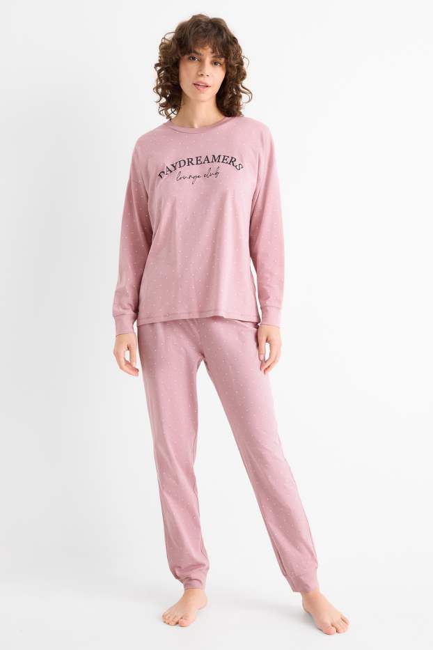 Dona - Pijama - de piquets - fúcsia