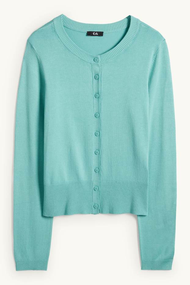 Dona - Jaqueta de punt - turquesa