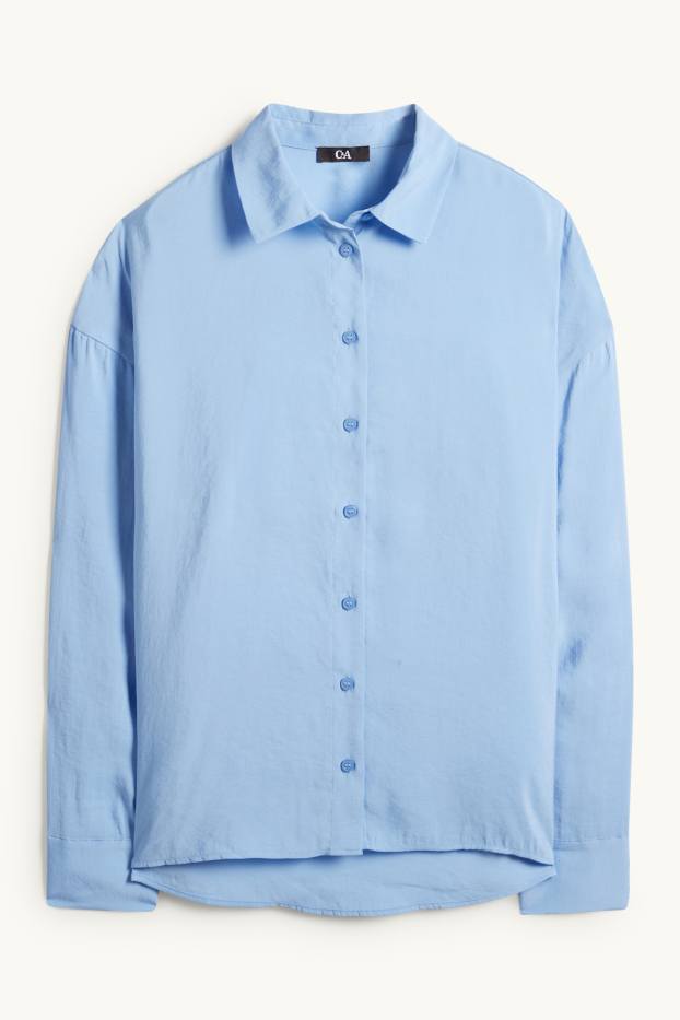 Dames - Blouse - lichtblauw