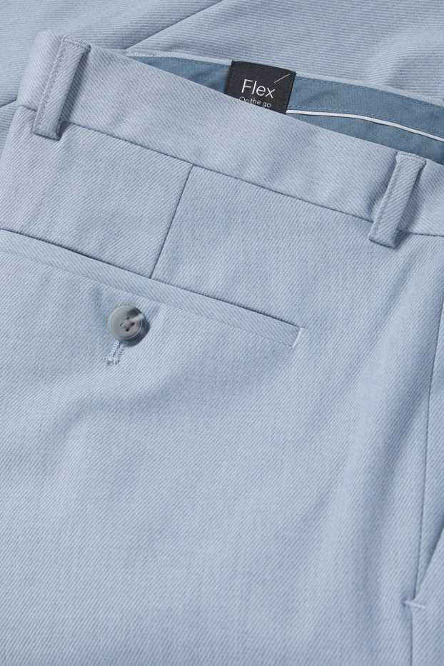 Men - Mix-and-match trousers - slim fit - Flex - light blue