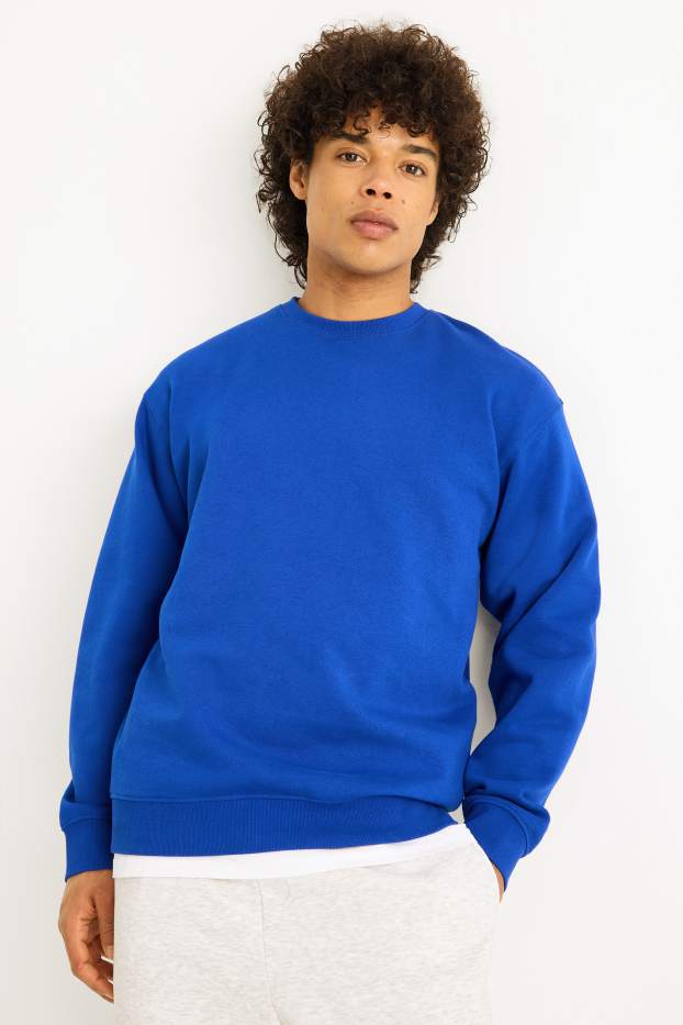 Heren - Oversized sweatshirt - blauw