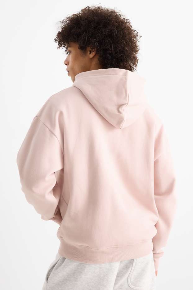 Men - Oversized hoodie - rose