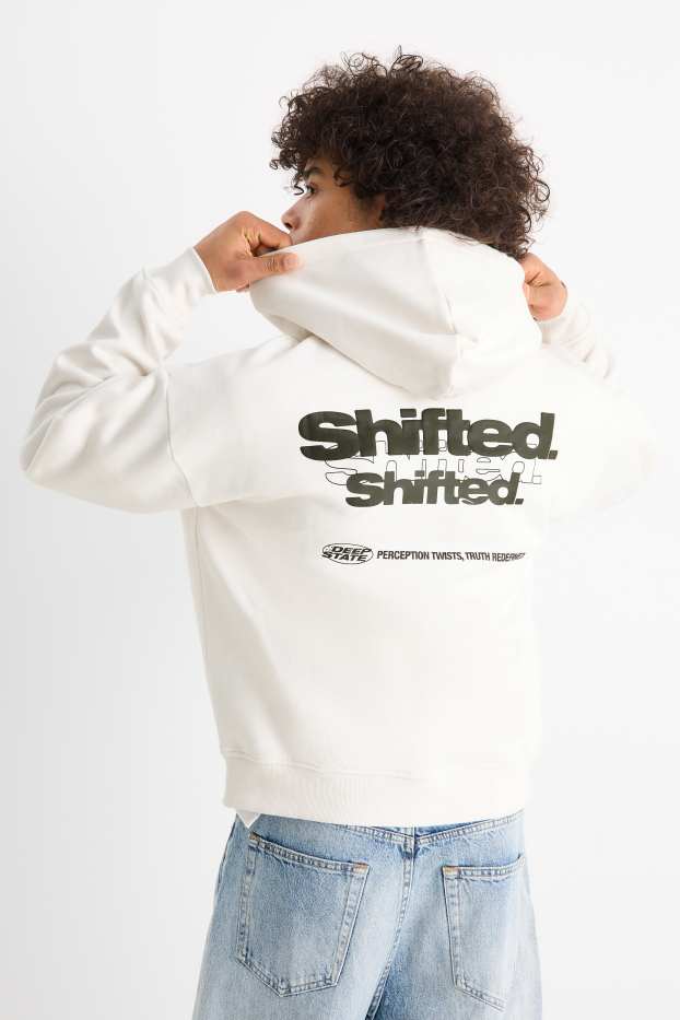 Herren - Oversized-Hoodie - weiß